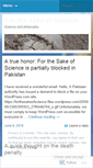 Mobile Screenshot of forthesakeofscience.com